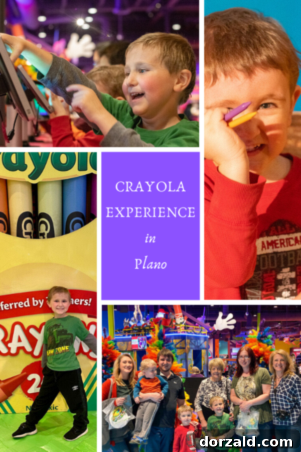 Four Generations Enjoy Plano Crayola Experience 16 Plano, TX Crayola Experience - Kitchen Gone Rogue