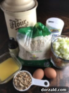 Dairy-Free Caramel Apple Cake Preparation