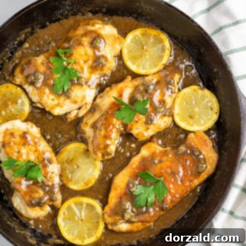 Dairy-Free Gluten-Free Chicken Piccata Recipe Image